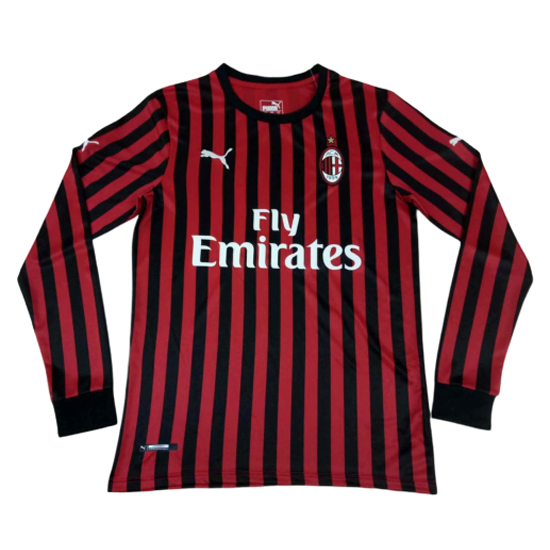 Maglia Milan Home Manica Lunga 2019/2020 - Clicca l'immagine per chiudere